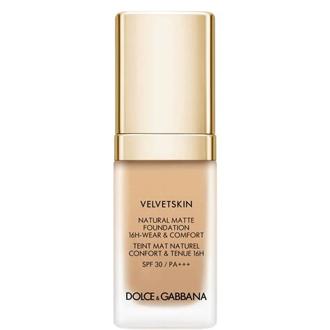 dolce gabbana velvet skin foundation|Dolce & Gabbana New Velvet Skin Foundation 30ml (various.